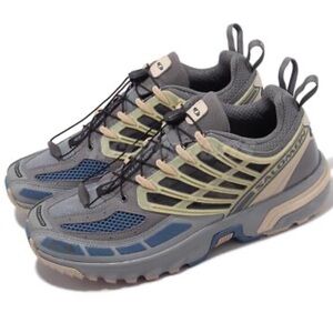 Salomon ACS Pro Pewter Aegean grey trail sneakers women size US 7.5